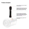 TPU Bike Tire Tube with 1.92-2.6 Schrader Valve Bike Tube Ultra Lightweight Tear Resistance for Mountain and Gravel Bicycles