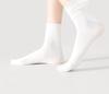10 Pairs Thin Ice Silk Women's Long Tube Socks Summer Cool Mid Calf Socks Black and White Ice Ice Socks Pile Pile Ladies' Socks