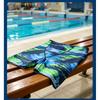 Mens Quick-Dry Breathable Microfiber Boxer Brief Swim Trunks Water Sports Surfing Diving