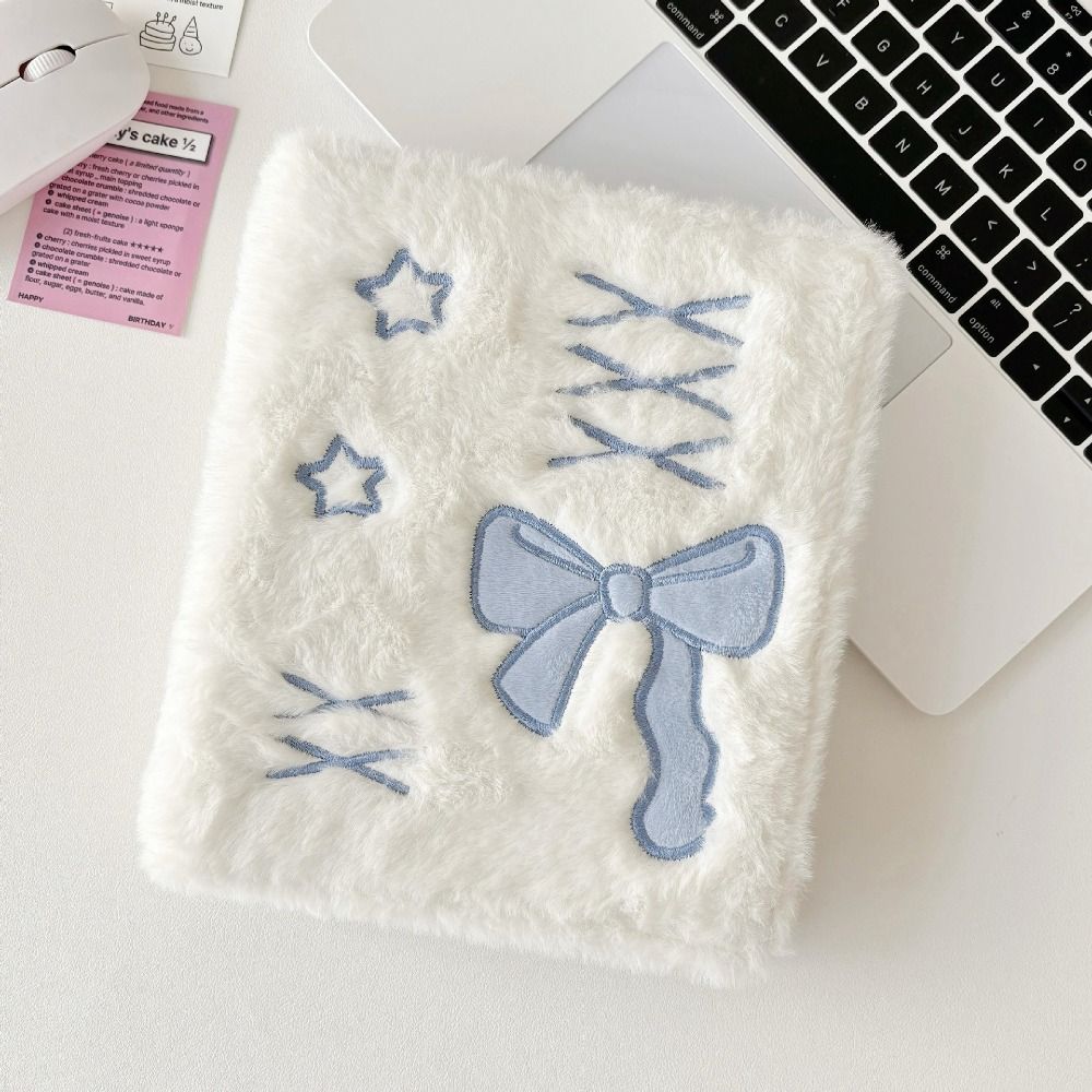 Korean Style Chasing Idol Photo Album Balletcore Bow Card Binder Plush Photocard Holder  Protecting