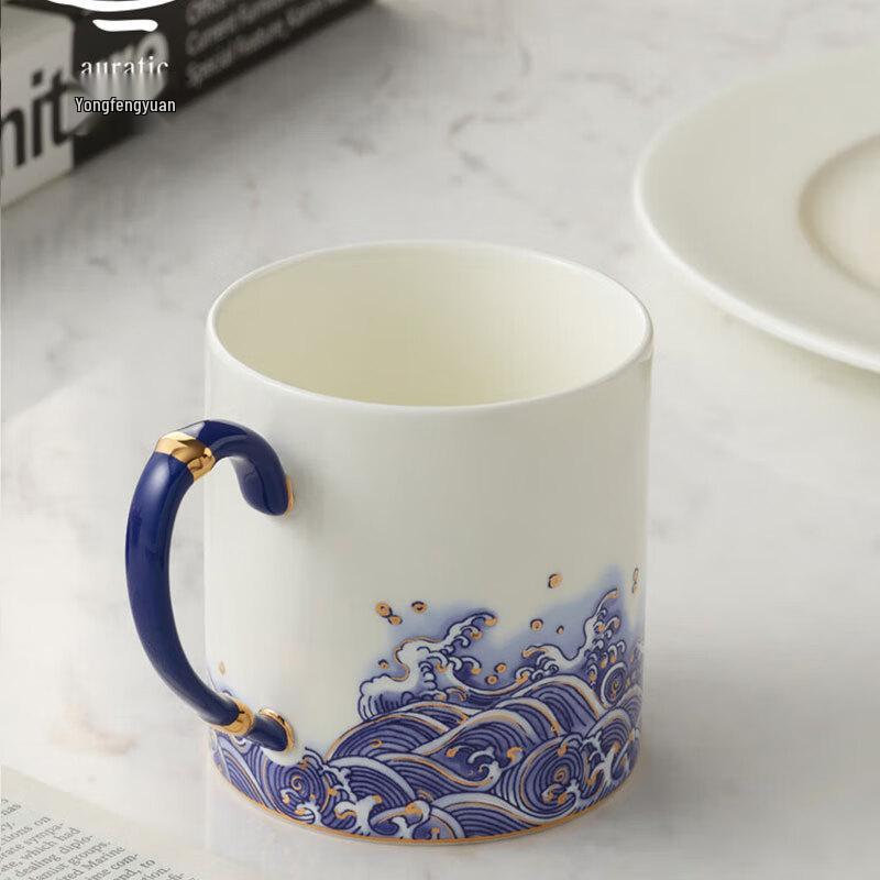 Yongfengyuan Herr. Porzellan Perle des Meeres 350ml Becher