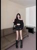 Women's High-Waist PU Leather Shorts - 2023 Autumn/Winter Slim Fit Sexy Black Hot Pants