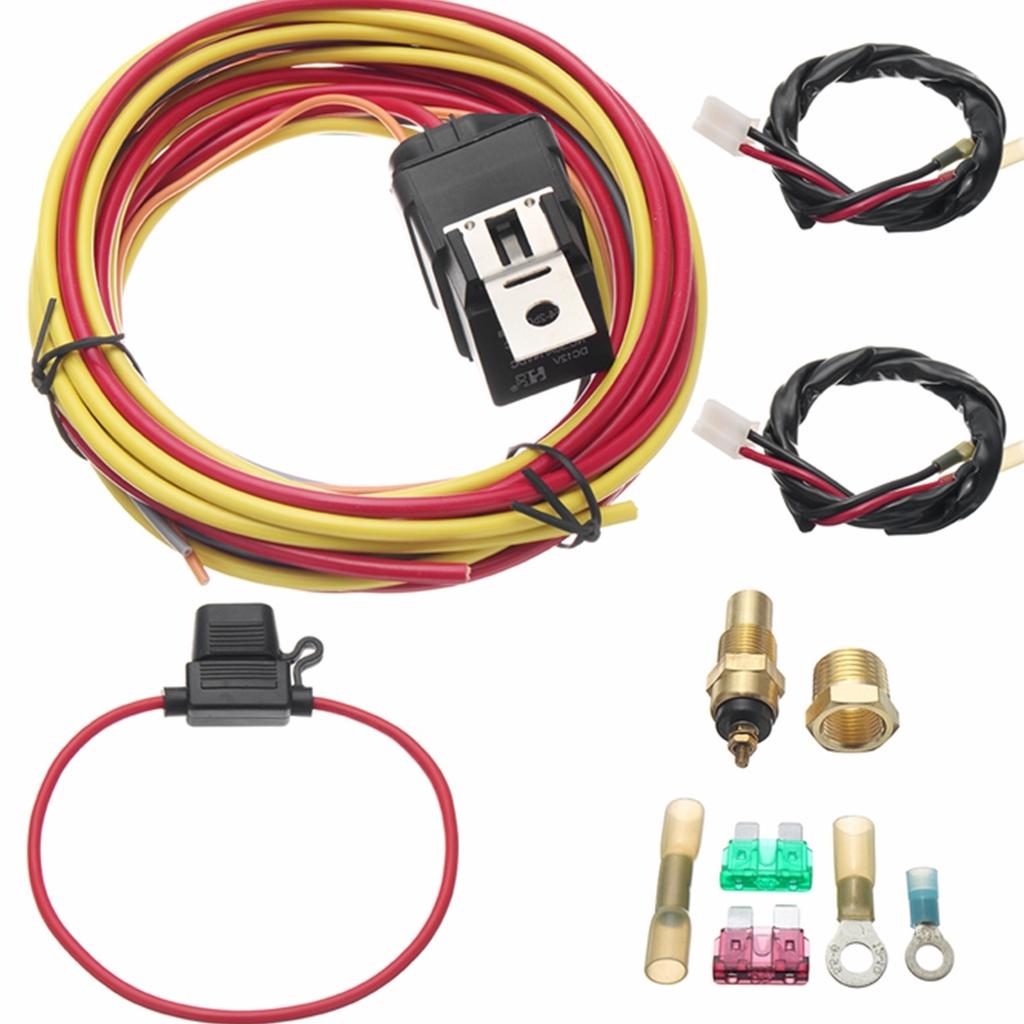 40A RELAY WIRE HARNESS DUAL 12 VOLT ELECTRIC RADIATOR FANS WIRING 40 AMP CAR FAN 40A RELAY WIRE HARNESS DUAL 12 VOLT ELECTRIC RADIATOR FANS WIRING 40 AMP CAR FAN