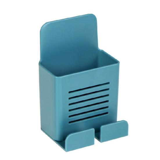 

Прочный контейнер для хранения с держателем для телефона Практичный и прочный, выдерживает большие нагрузки синий