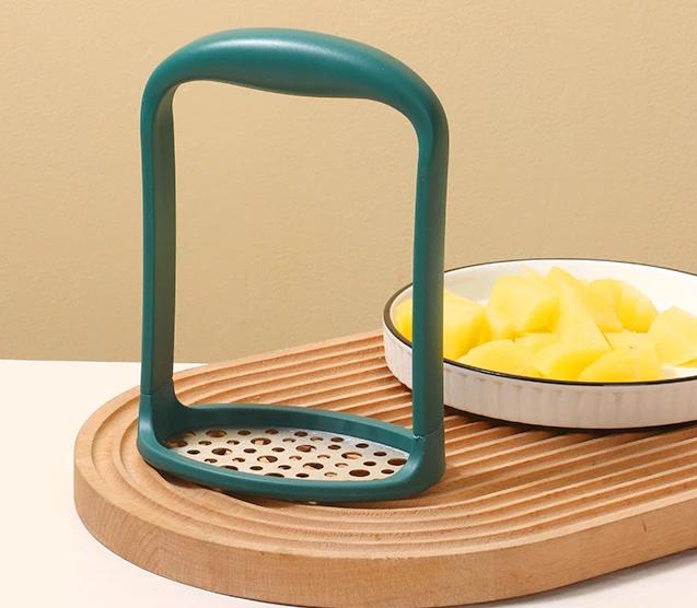 Kartoffelstampfer aus Edelstahl, manueller Knoblauchstampfer, spart Aufwand, Werkzeuge für Nahrungsergänzungsmittel, Kartoffelpüree-Werkzeug, Küchenwerkzeuge für Restaurants