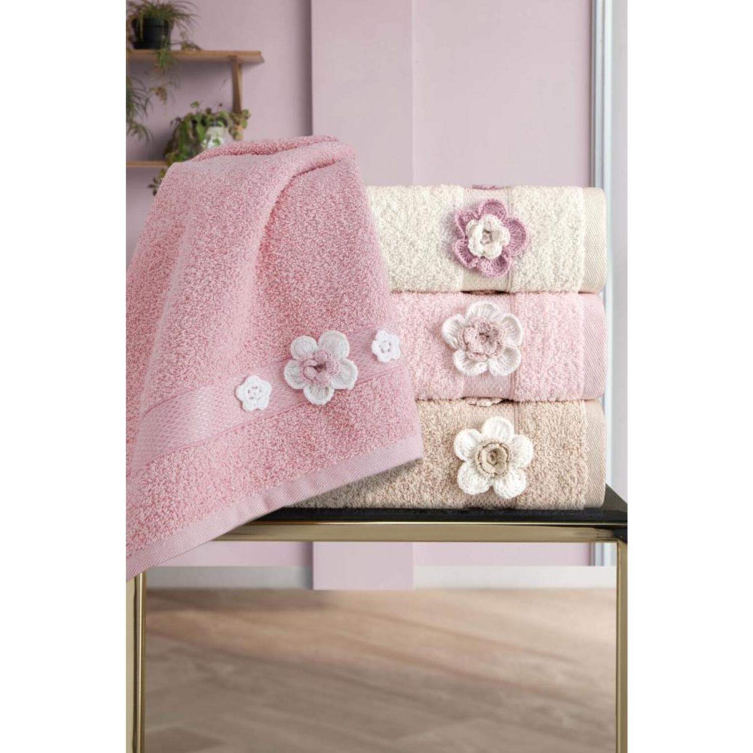 

Набор полотенец Bukre в упаковке с ручной вышивкой, 4 л, 50x85 см