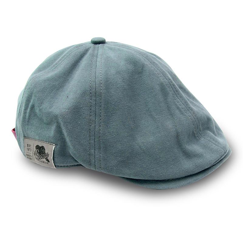 New Men's Vintage Linen Fashion Hip Hop Solid Beret Side Label 1973 Women's Hat Vintage Beanie Crowd Style Sun Beret