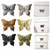 1pcs Butterfly Shape Zinc Alloy Furniture Handle Door Cabinets Knobs For Children Room Cabinets Drawers Door Decoration