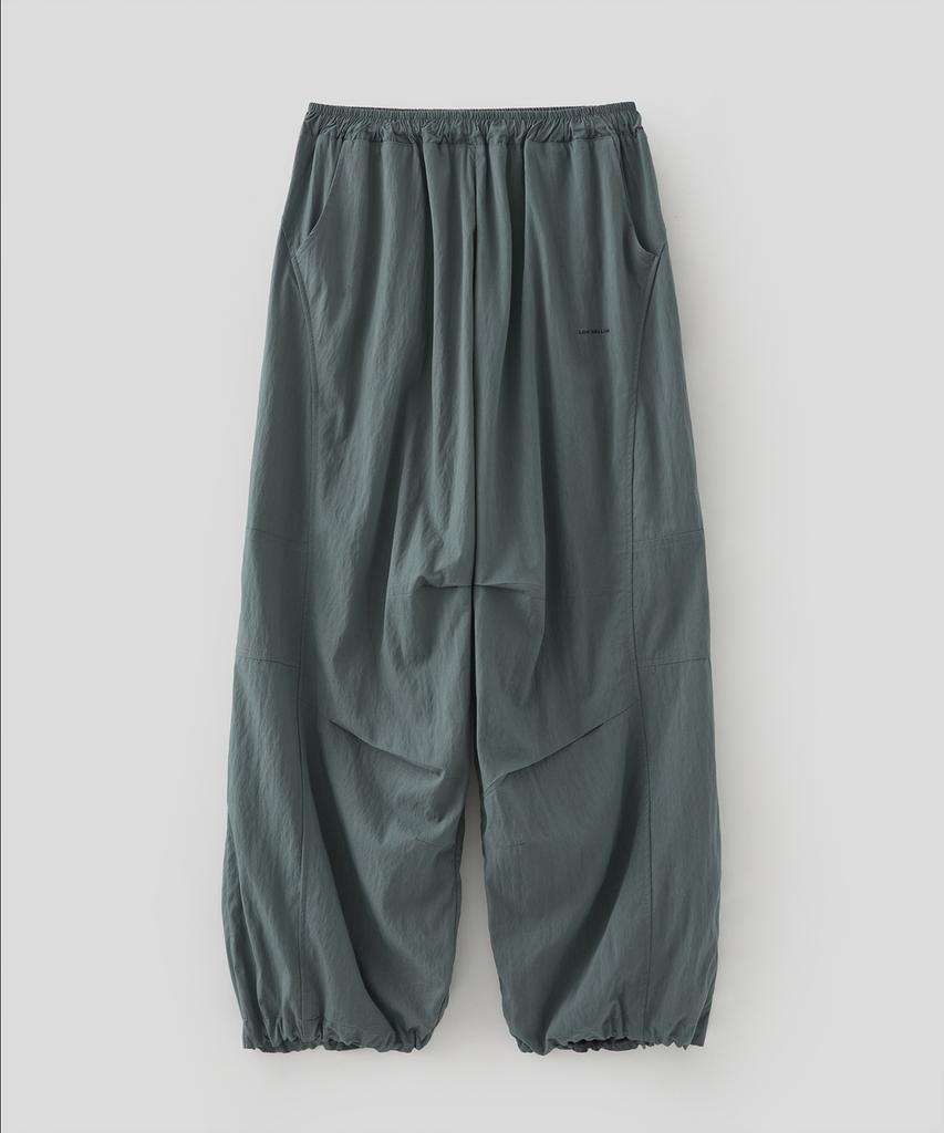 Lounellain Mac Curved Mesh Nylon Pants_Charcoal