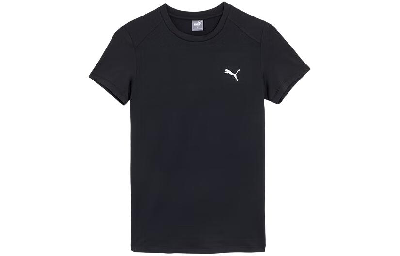 PUMA T Shirts Women s Black Crew Neck Moderate Other 682916-01 M