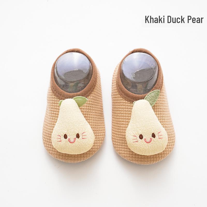 

Нековзні мультяшні дитячі шкарпетки для ходьби в приміщенні з м якою підошвою для немовлят і малюків - Ідеальні для початківців ходити, весни та осені M (Up to 13cm, 1-2 years)