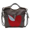 Spring/Summer 2025 Women's Canvas Crossbody Phone Bag with Apple Embroidery