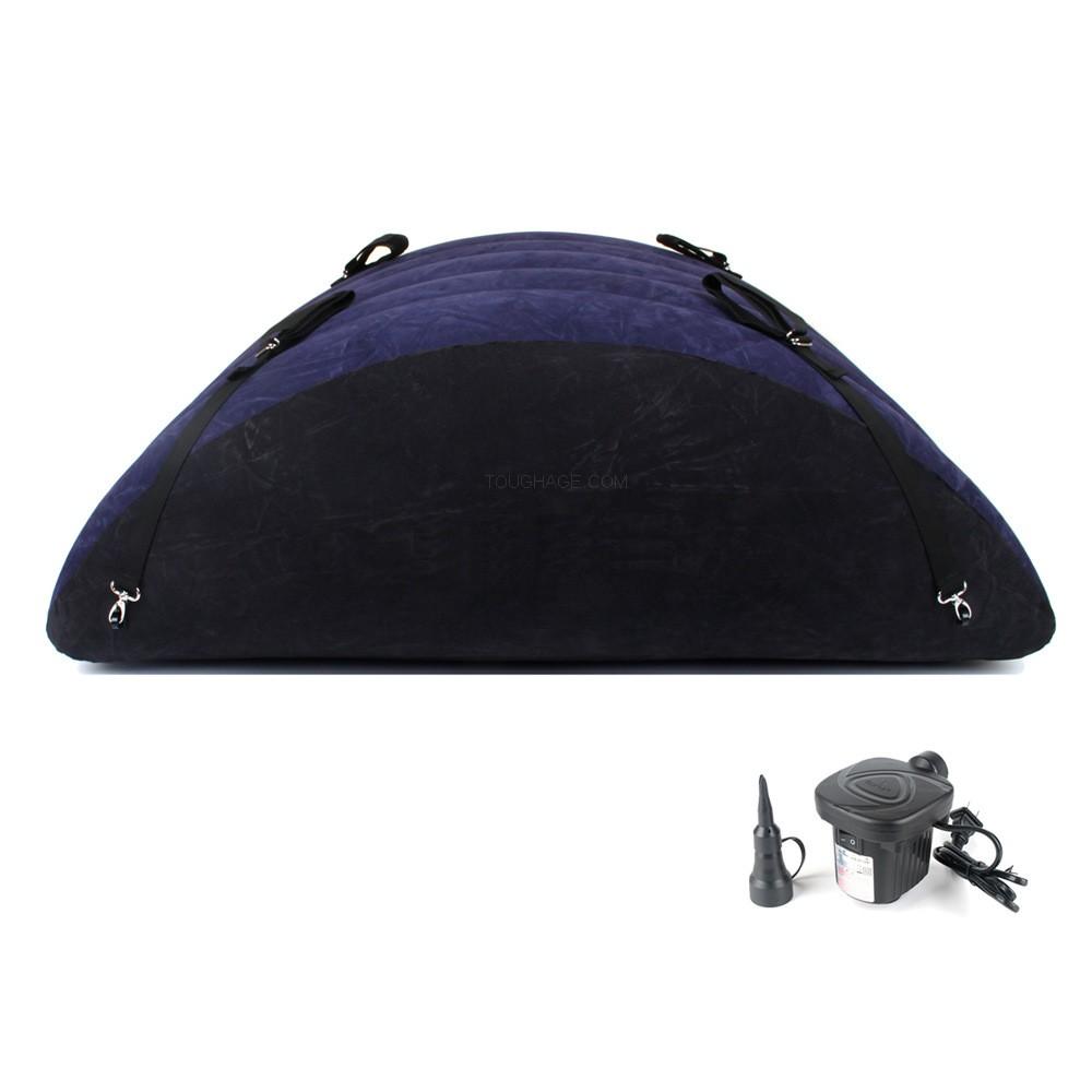 VaHppy Inflatable Mat/Bed Circle Curved  Swinging Multiple sex positions 2.1kg 100*65*35 Gift Handcuffs Couples SM BDSM Toys