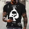 2024 Summer European and American New T-shirts Fun 3D Printed Men's and Women's Round Neck T-shirts Street Trend