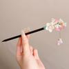 Traditional Sandalwood Hairpin for Chinese Cheongsam & Hanfu Updo