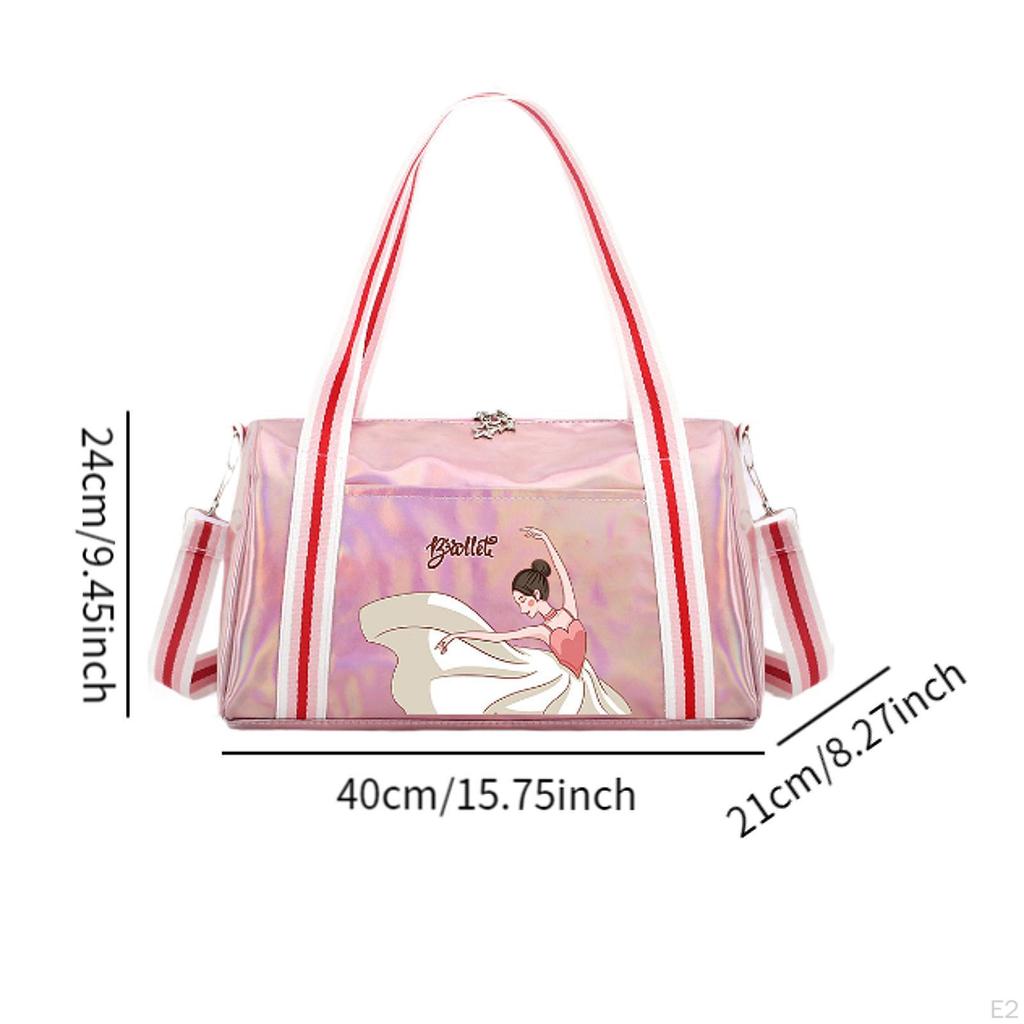Duffle Bag Women Dance Multifunction Personal Item Gym Cheerleader for Overnight Workout