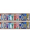 Kreatives Wanddeko-Schild 'Ich liebe dich mehr'
