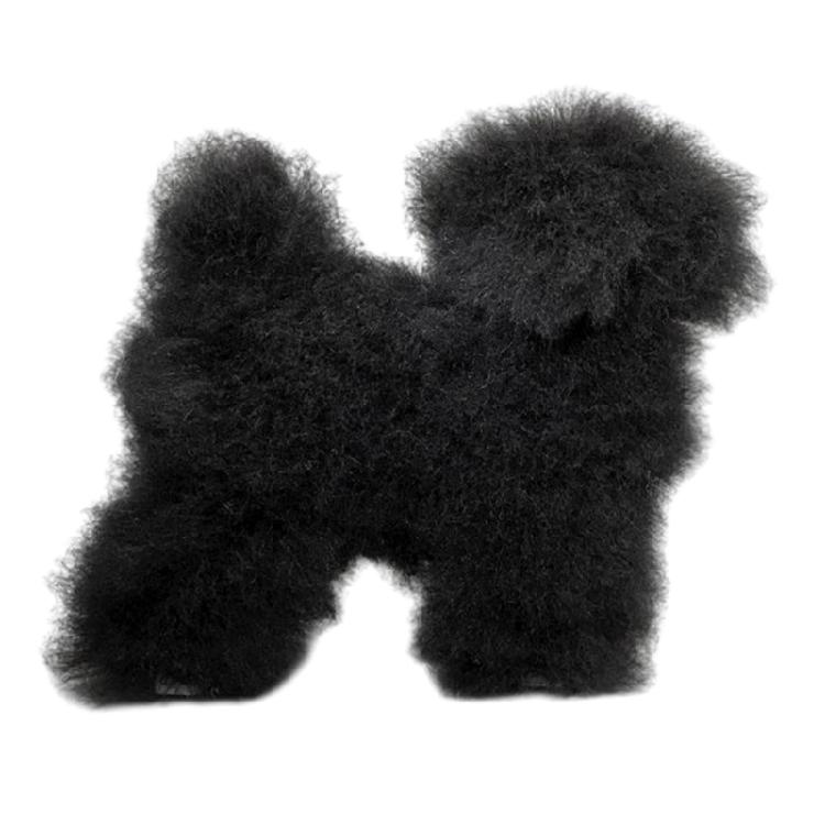 Peluca de Práctica para Peluquería Canina de Cuerpo Entero Esqueleto Modelo Opcional De Fibra Sintética Lisa Para Peinar Y Recortar