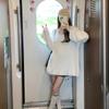 Women's Off-Shoulder Mohair Knit Sweater - Soft, Loose, and Stylish for Autumn/Winter