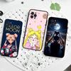 S-Sailors Anime Moon Phone Case For IPhone 17 16 15 14 13 12 Mini 11 Pro Plus Soft Silicone Cover