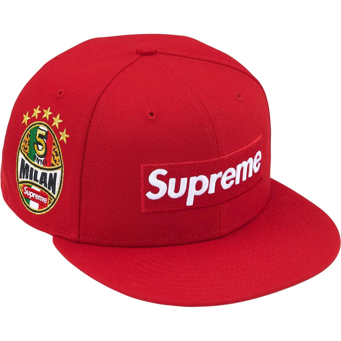 770047 Supreme Shop Box Logo New Era (Milan) Red 8