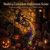 Zahradní světlo: Halloweenský kotlík čarodějnice