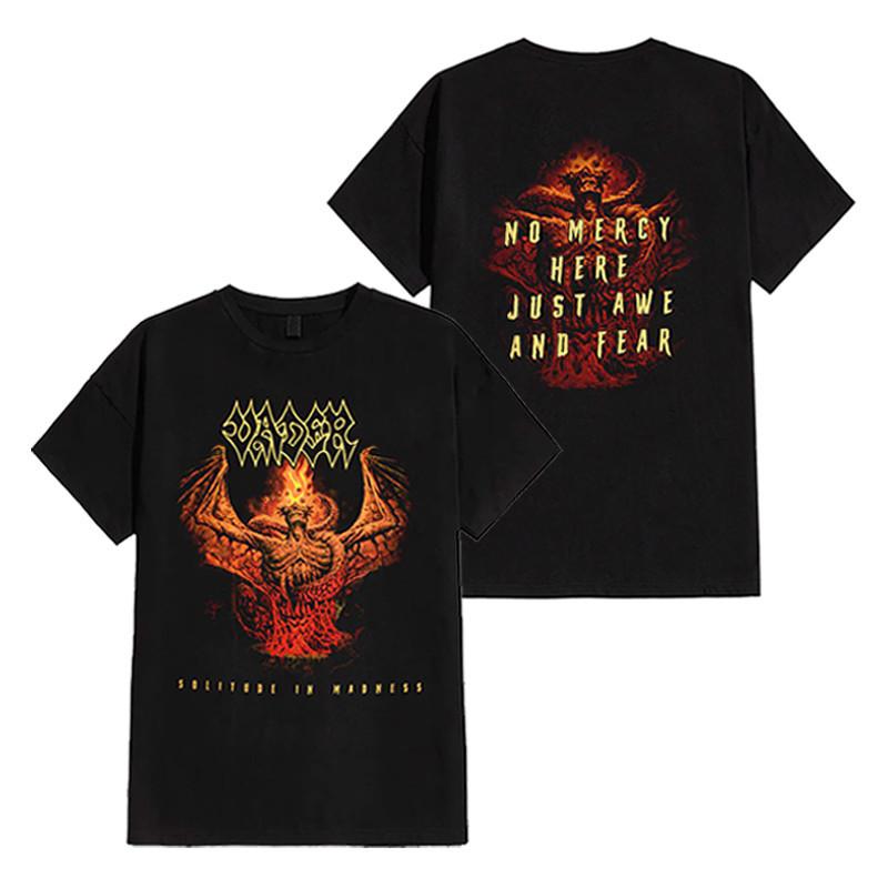 

Polish Death Metal Band Brand New Wave Rock American Retro High Street Loose Short-sleeved Men s Women s Pure Cotton T-shirt 2XL