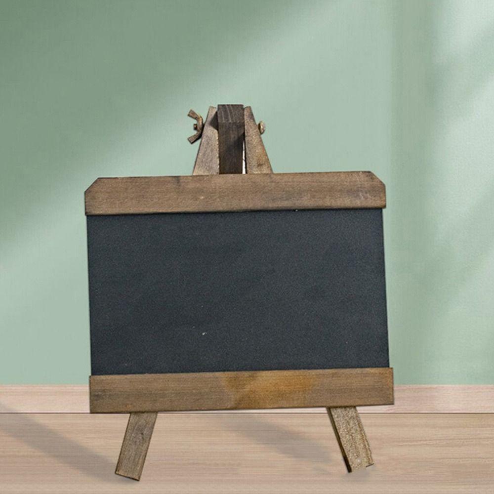 Collapsible Desktop Memo Board Mini Small Wooden Blackboard Rustic Message Board Wedding Decor