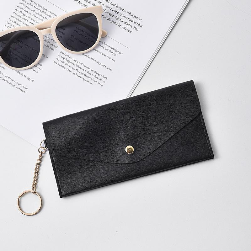 Damen Geldbörse, Lange Clutch Tasche, Einfach und Modisch, Große Kapazität Weiches Leder Kartenetui, Handy Tasche.