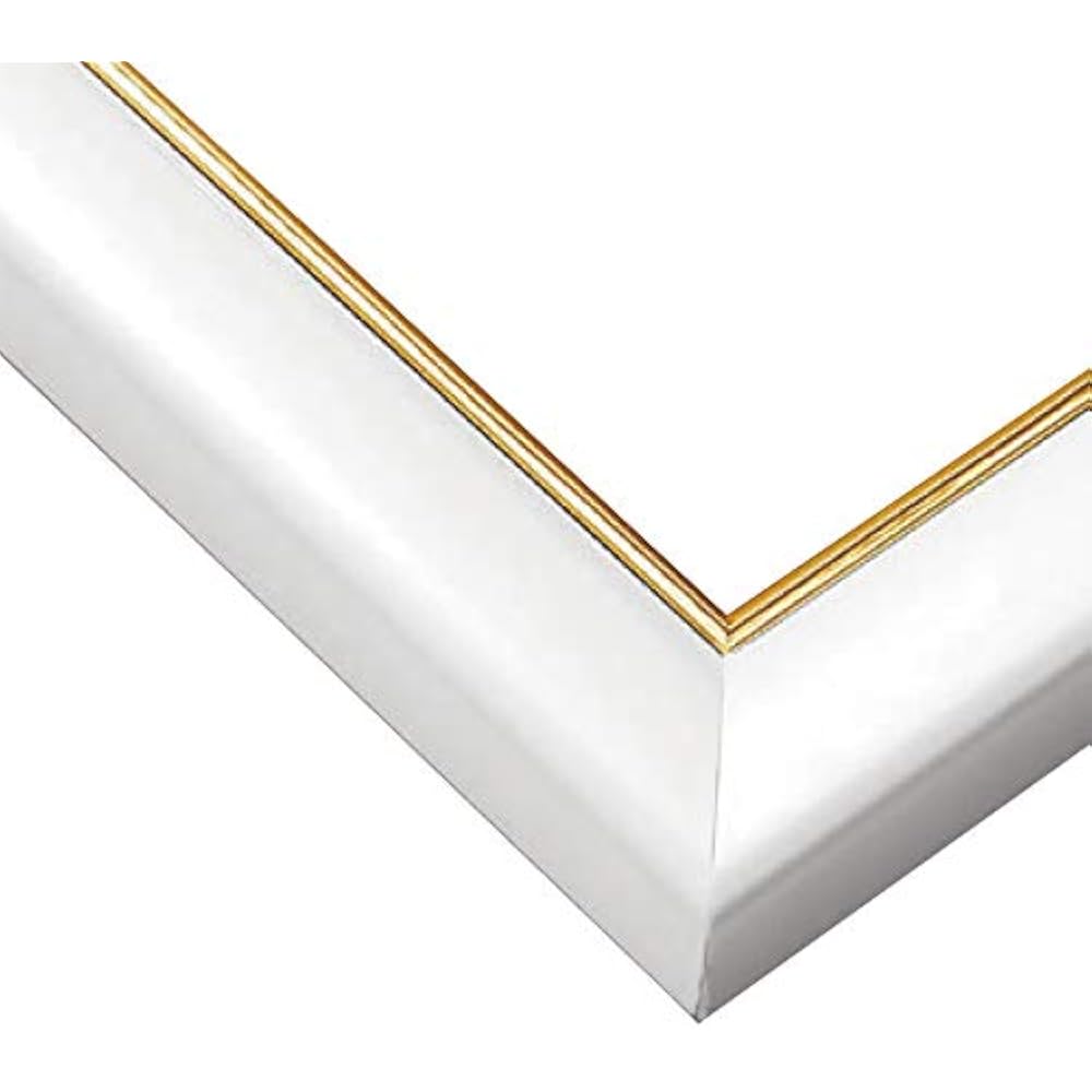 Epoch [made in Japan] wooden puzzle frame, woody panel, excellent gold line, gold molding specifi...