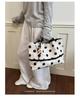 2026 New Korean Casual Polka Dot Tote: Versatile, Large-Capacity Underarm Shoulder Bag