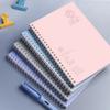 4Pcs Paper Spiral Notebook 60Sheets Loose Leaf Notebook Simple Coil Notebook  Art Style
