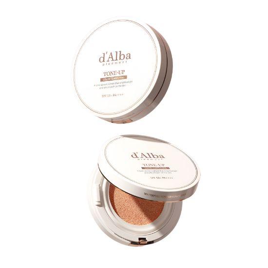 d Alba Tone-Up Sun Cushion SPF50+ PA++++ Brightening UV Protection Cushion Sunscreen 15g