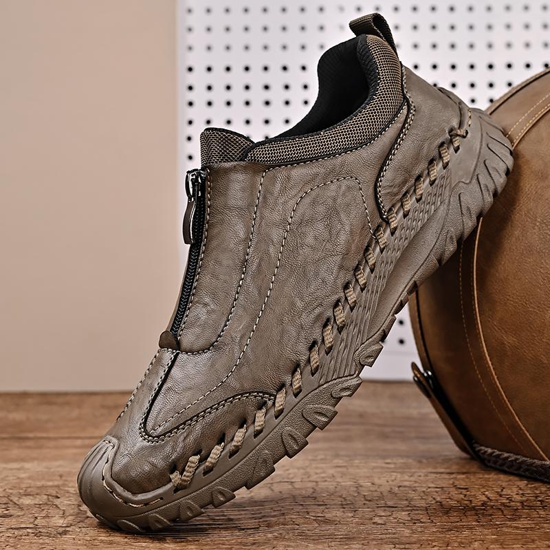 Men's Casual Leather Shoes Breathable Comfortable Walking Shoes for Men