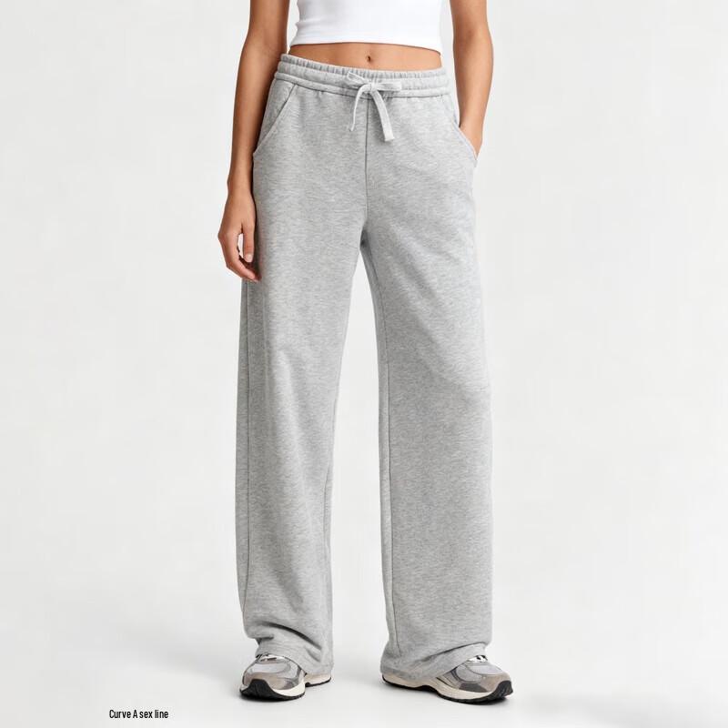 Gap Women's 2025 Autumn Script Logo Fleece Wide-Leg Sweatpants