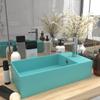 Bathroom Sink with Overflow Ceramic Light