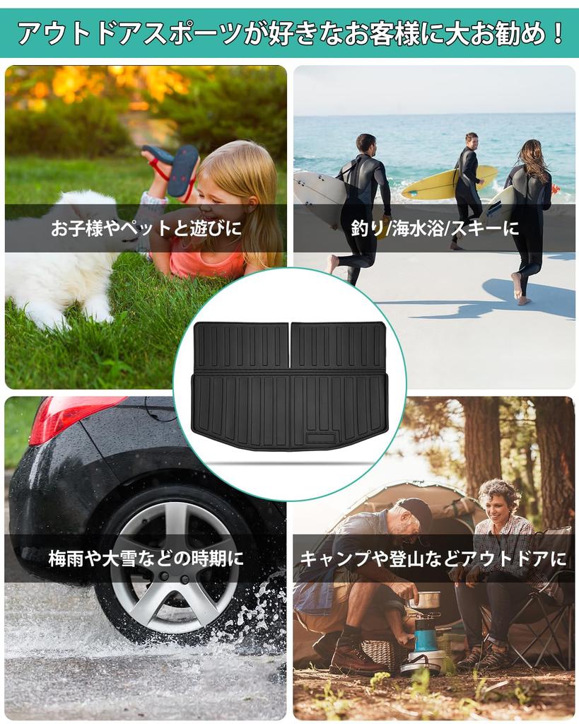 Mixsuper Honda New NBOX JOY JF5 JF6 Luggage Mat 3D Luggage Mat nBox Joy Luggage Tray Trunk Mat Design 3D Molded 3D Cargo Mat NBOX Custom TPE Material