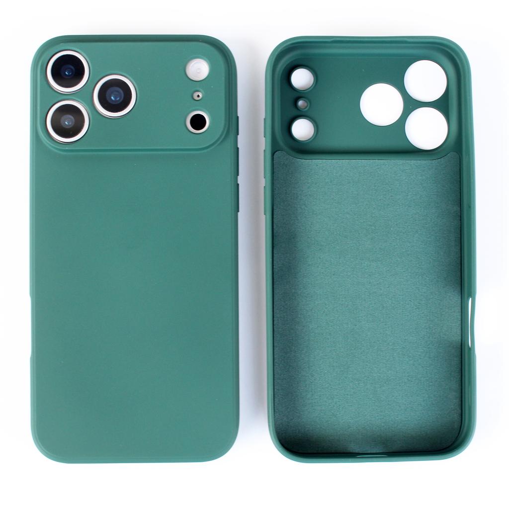 For iPhone 17 Pro Max 17 Pro 17 Air silicone Back cover lens Protection Cover Shockproof Soft Simple Solid Color Phone Case