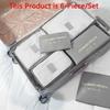 6 Stück/Set Aufbewahrungs-Organizer für Koffer Reisekoffer Packset Koffer Gepäck Kleidung BH Schuh Ordnungstasche Beutel Hohe Qualität