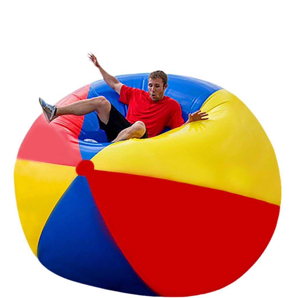 Large Colorful Inflatable Beach Ball - Perfect for Summer Parties