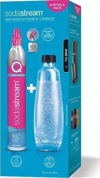 Sodastream DUO Sparkling Water Maker 1L glass carafe rose