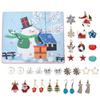 Christmas Ornaments Calendar Gift Box Set Diy Beaded Blind Box Christmas Gift