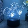 Lamp 3d Led Night Light Acrylic Touch Cartoon Character Table Desk Gifts