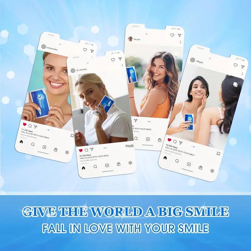 5D Tandblekningsremsor för Uppljusning och Rengöring