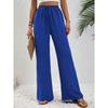 Women's Spring and Summer New Hundred Solid Color Dragged Wide-leg Pants Casual Pants