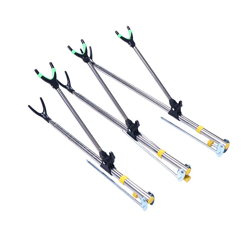 Heavy Duty V Shape Head Adjustable Stainless Steel Fishing Rod Bracket for Secure Angling