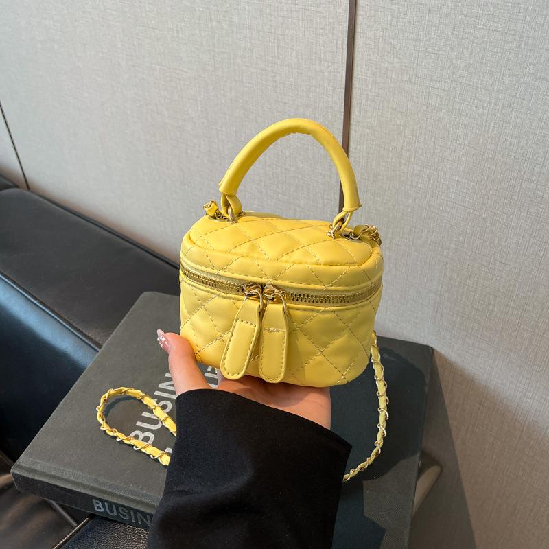 Niche Box Bag Solid Color Beautiful Storage Bag Summer New Product Portable Shoulder Messenger Bag Women's Bag