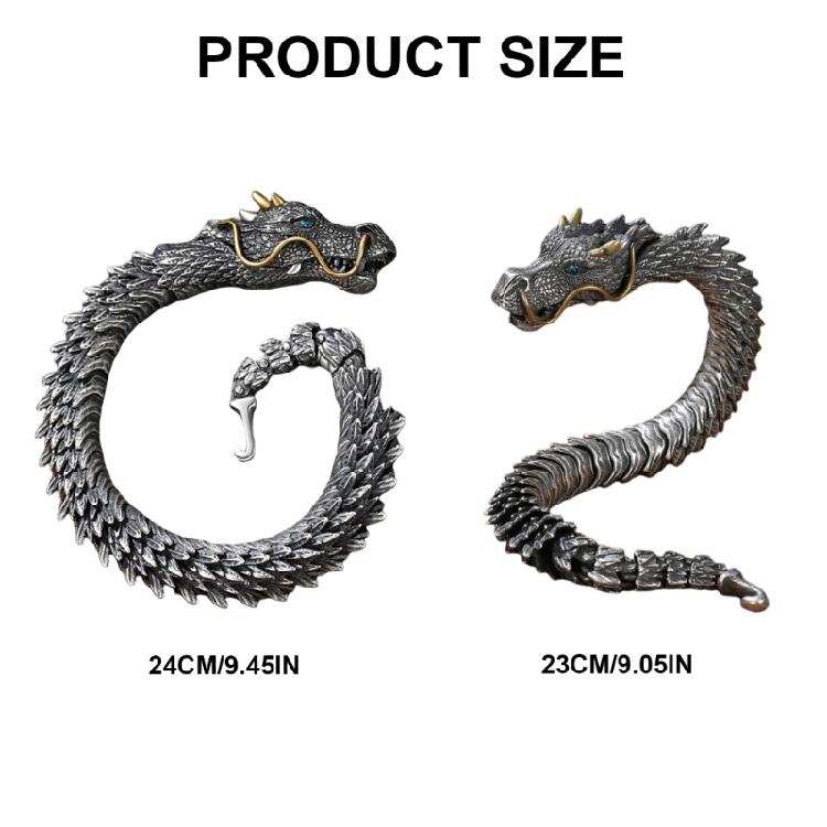 Trendy Loong Copper Bracelet Trendy Dragon Motifs Copper Bangles Stylish Wristband for Unique Style Statement
