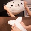 50cm Cute Seal Doll Sleeping Pillow Plush Stuffed Toy Skin Friendly Lightweight Elastic Kids Soft Animal Dolls Decor