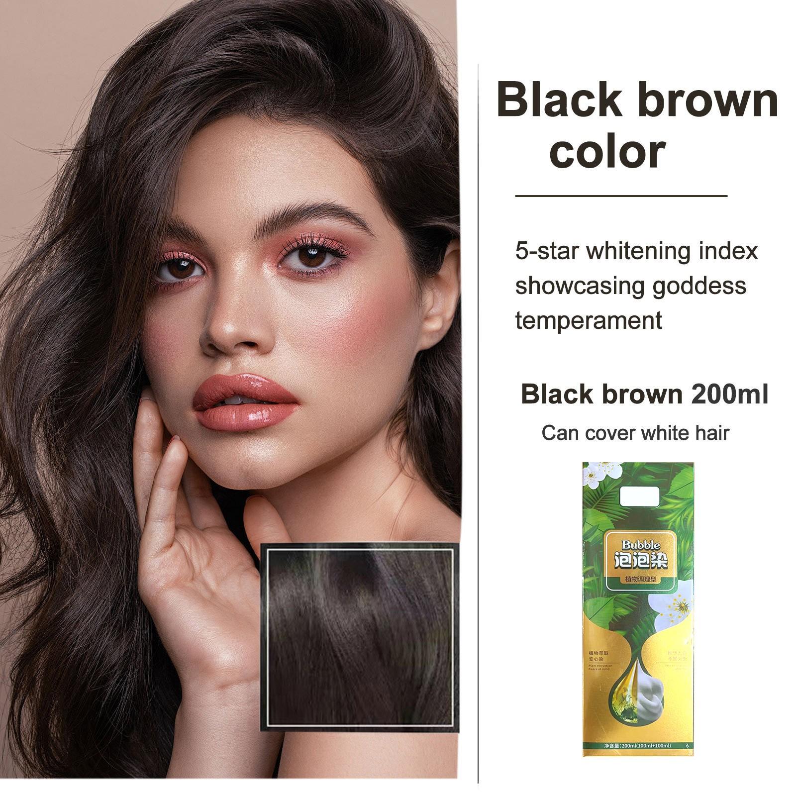 

Bubble Hair Plant Hair Шелковистые Красивые Плавающие Волосы Не Повреждает Кожу Головы Не Повреждает Волосы, Используется Для Серых Волос Цветной Пузырек 200мл One Size